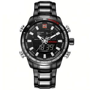 【送料無料】 腕時計 スポーツメンズデジタルクオーツフルスチールmen military sport watches mens digital quartz wristwatch full steel waterproof