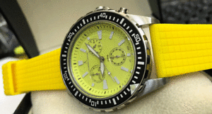 【送料無料】　腕時計　ジャックcantaniダイバーmensクロノグラフステンレス10イエローjacques cantani sailor diver mens chronograph watch, stainless steel, 10 bar yellow