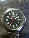 【送料無料】 腕時計 メンズウェンガースイスミリタリーステンレススチールウォッチmens wenger swiss military stainless steel watch