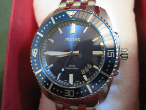 【送料無料】 腕時計 030pulsarステンレス030 mans pulsar stainless steel date quartz watch 【送料無料】 腕時計 030pulsarステンレス030 mans pulsar stainless steel date quartz watch