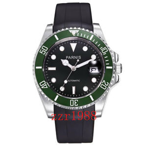 【送料無料】 腕時計 40mmパーニスグリーンmiyotaサファイアゴム2040mm parnis green bezel miyota movement automatic sapphire rubber strap watch 20 【送料無料】 腕時計 40mmパーニスグリーンmiyotaサファイアゴム2040mm parnis green bezel miyota movement automatic sapphire rubber strap watch 20