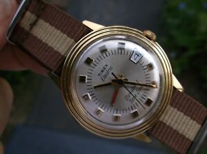 【送料無料】　腕時計　ヴィンテージミントvintage serviced 1970s timex electronic dynabeat time zone near mint condition