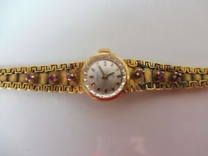 ̵ۡӻס󥫡beautiful, old wrist watch __ 835 silver gilt _ with st...