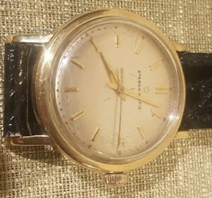 【送料無料】 腕時計 ヴィンテージkマティックウォッチvintage 18k gf eternamatic watch