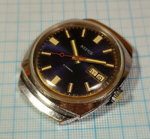 【送料無料】　腕時計　メンズソソwostok automatic 2416b mens wristwatch 21 jewels 1970s ussr soviet era