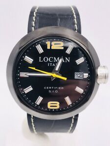 【送料無料】 腕時計 ステンレススチールブレスレットスイングwristwatch locman 422 pvdkpk490 stainless steel pvd 3 bracelets 46mm swing