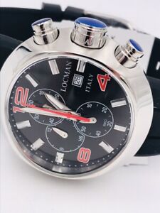 【送料無料】　腕時計　locman chrono420kgk560346mmscontatissimo locman chrono watch 420kgk560 steel 3 bracelets 46mm scontatissimo