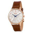 【送料無料】 腕時計 イクーパーロンドンジーンズブランドクロノグラフlee cooper london jeans brand men chronograph brown leather lc6293434