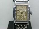 【送料無料】 腕時計 ホワイトゴールドケース1930s bulova * senator * rare white gold filled stepped ca...