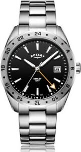 【送料無料】　腕時計　ヘントヘンリーgmt gb0529504rotary gents henley gmt watch gb0529504