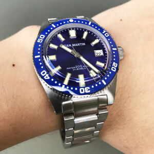 【送料無料】 腕時計 メンズファッションサンマルティンダイビング62mas mens automatic watch fashion san martin diving wristwatches 20atm nh35