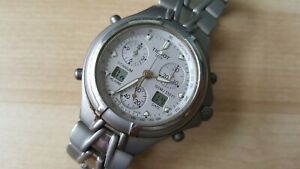 【送料無料】　腕時計　ゲントティソチタンマルチファンクションアラームクロノグラフgents tissot t671 titanium multi function alarm chronograph