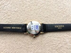 【送料無料】　腕時計　クロノスリザードリザードヴィンテージウォッチnos kronos lizard lizard lezard vintage watch 25 mm watch