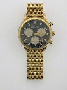 【送料無料】 腕時計 モベードmo031346263calendoplanイェローゴールドchronomovado mo031346263 mens heritage calendoplan yellow gold steel watch chrono