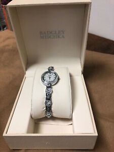 【送料無料】 腕時計 クリスタルウォッチ badgley mischka ba1397mpsv womens silvertone crystal watch 【送料無料】 腕時計 クリスタルウォッチ badgley mischka ba1397mpsv womens silvertone crystal watch