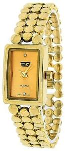 【送料無料】　腕時計　コンgolddigga donna analogico quadrante in oro color bracciale metallo con cinturino