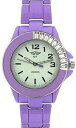 yz@rv@hAiOXg[Zbgprince london ladies analogue stone set bezel purple metal bracelet strap watch