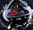 【送料無料】 腕時計 ファッションスポーツレーシングデザインluxury fashion huge modern men watch automatic sport racing design wrist watch(2)