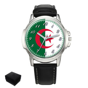 【送料無料】 腕時計 アルジェリアアルジェリアイーグルメンズウォッチalgeria algerian flag eagle gents mens wrist watch gift engraving