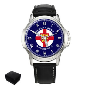 【送料無料】 腕時計 イギリスメンズengland english born amp; proud of it gents mens wrist watch gift engraving 【送料無料】 腕時計 イギリスメンズengland english born amp; proud of it gents mens wrist watch gift engraving