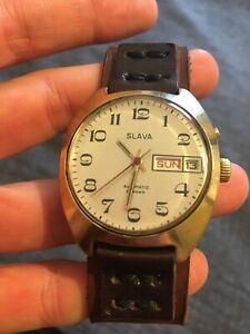 【送料無料】　腕時計　ビンテージスラウォッチvintage slava watch 27j
