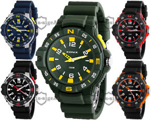 【送料無料】　腕時計　アナログメンズメートルlarge analog mens wrist watch xonix hypoallergenic wr100m