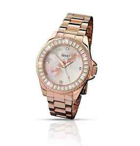 【送料無料】　腕時計　seksyローズゴールドseksy rose gold floral watch