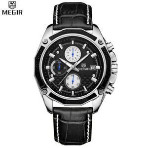 【送料無料】　腕時計　スポーツブラックデザインクオーツクロノグラフビジネス