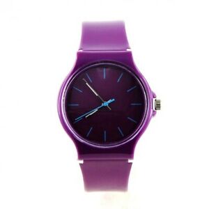 楽天hokushin【送料無料】　腕時計　プレプラスチックストラップマイウォッチ listingwatch genuine original pre purple plastic strap my watch