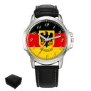 【送料無料】 腕時計 germany flag coat of arms gents mens wristwatch gift engravinggermany...