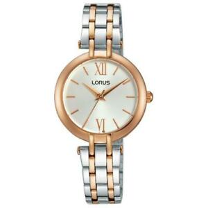 【送料無料】　腕時計　レディーストーンブレスレット×lorus ladies two tone bracelet watch rg288kx9