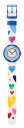 【送料無料】 腕時計 アナログflik flak love my heart fbnp116 analogue textile blue, yellow, red, white(2)