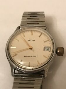 【送料無料】　腕時計　acqua mensヴィンテージacqua mens vintage watch
