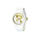 【送料無料】 腕時計 リーボックメンズアイコンゲントアナログホワイトドロップゴールドreebok mens icon drop rad gent analog watch white with gold rcidrg2pwiww2
