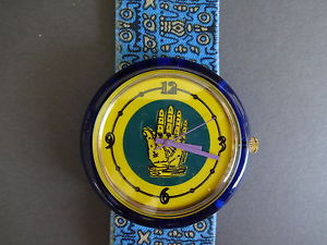 【送料無料】 腕時計 シンボルcrazy time big wristwatch lady girl yellow blue hand symbol big watch 【送料無料】 腕時計 シンボルcrazy time big wristwatch lady girl yellow blue hand symbol big watch