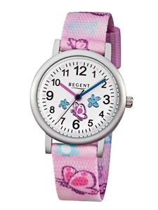 【送料無料】　腕時計　f491アナログピンクピンクregent watch for children f491 analogue pink fabric, pink
