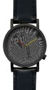 【送料無料】 腕時計 モアレオップアートmoire op art illusion wrist watch brand in box(2)