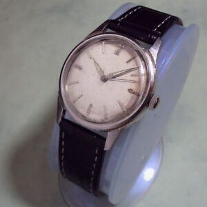 ベンラス 【送料無料】　腕時計　ビンテージステンレスvintage benrus bh25 stainless steel 17 jewels wristwatch 1950s as is