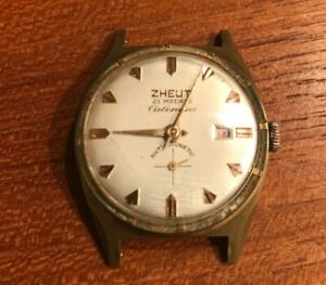 【送料無料】 腕時計 ヴィンテージウォッチメダルカレンダースイスvintage zheut watch 21 medals calendar antimagnetic swiss