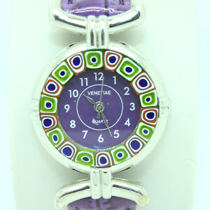 【送料無料】　腕時計　ストラップムラノガラスクォーツ