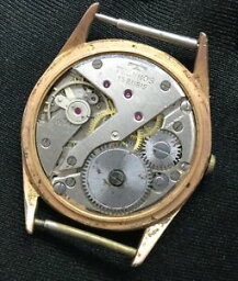 【送料無料】　腕時計　テクノスロープヴィンテージtechnos hand manual winding rope vintage watch not working watch 33,5 mm