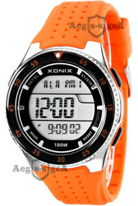【送料無料】　腕時計　xonixクオーツディジタルシリコーンwr100mmultifunction xonix watch, quartz, digital, silicone strap, wr100m