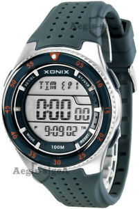 【送料無料】　腕時計　xonixクオーツディジタルシリコーンwr100mmultifunction xonix watch, quartz, digital, silicone strap, wr100m