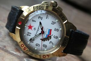 【送料無料】　腕時計　ヴォストーク＃vostok komandirsky military wrist watch 439277