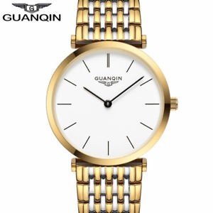 【送料無料】 腕時計 トップブランドフルスチールクォーツguanqin men ultra thin design top brand full steel waterproof quartz watches