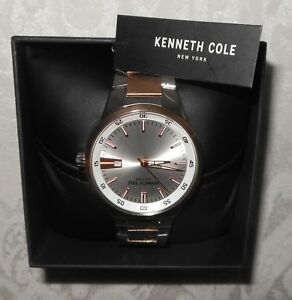 【送料無料】　腕時計　ケネスコールmens 2ステンレスkcc013100135ボックスnwtkenneth cole mens two tone stainless steel watch kcc013100 135 gift box nwt