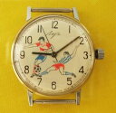 【送料無料】 腕時計 サッカーウルトラスリムビンテージロシアソビエトソluch football ultra slim vintage russian soviet ussr wrist watch 2209 1