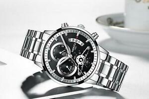 【送料無料】　腕時計　ラグジュアリーメンズステンレススチールスポーツマンゴールドオスnibosi luxury mens wristwatches stainless steel sport man gold male wristwatche