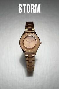 【送料無料】　腕時計　レディースストームロンドンローズゴールドメッキスリムウォッチladies storm london watch womens rose gold plated slim