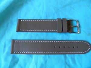 【送料無料】　腕時計　ヘビーデューティブレスレットカーキホワイト18 mm heavy duty bracelet cow real khaki taupe couture white